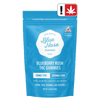 Blue Nose Gardens Blueberry Rush THC Gummies bag, 10mg THC and 250mg CBD, 20 count package.