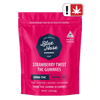 Blue Nose Gardens Strawberry Twist THC Gummies bag, 20mg THC and 500mg CBD, 5 count package.