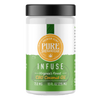 Front view of Pure Shenandoah Infuse CBD Coconut Oil 10 fl oz jar with 750 mg CBD, featuring the brand logo and green label design.