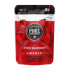 Pure Shenandoah Low Dose THC Gummy Strawberry flavor, 2mg THC per gummy, single pouch packaging